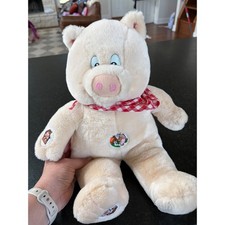 15" VTG THIS LITTLE PIGGY TALKING LAUGHING PIG STUFFED ANIMAL TALKING PLUSH