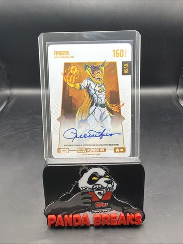 2026 Bo Jackson Battle Arena Fingers Fire Auto Power 160 Rollie Fingers