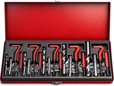 Metric Helicoil Thread Repair Kit: 131-Piece Universal Rethreading Tools