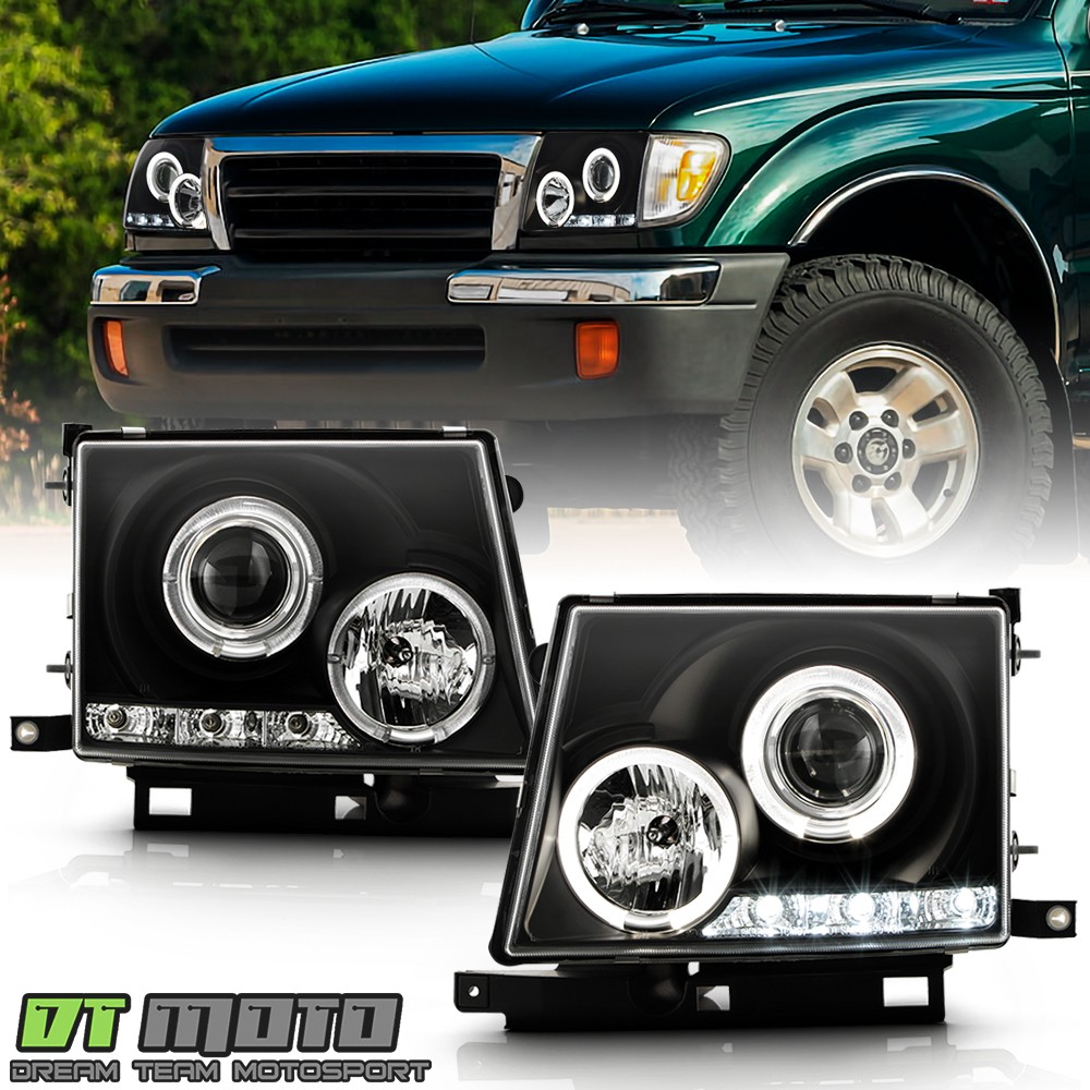 For Blk 1997-2000 Toyota Tacoma 2WD 98-99 4WD LED Projector