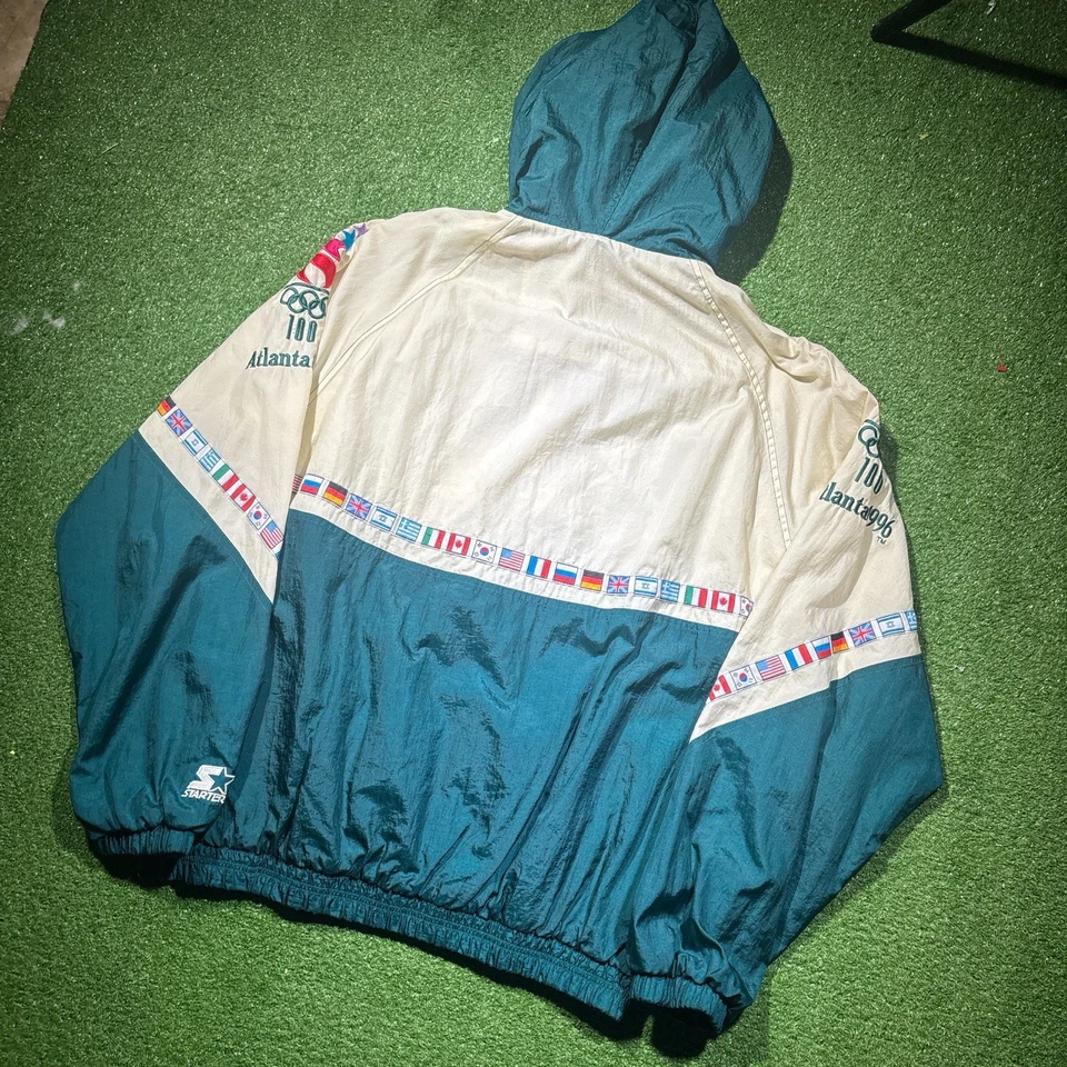 Vintage Rare 1996 Atlanta Olympics Starter Jacket Windbreaker USA Size XL - Image 4 of 4