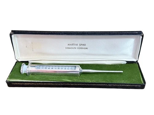 Vintage 1950-60s Gorham Sterling Silver Martini Vermouth Spike #429 w/Orig. Case