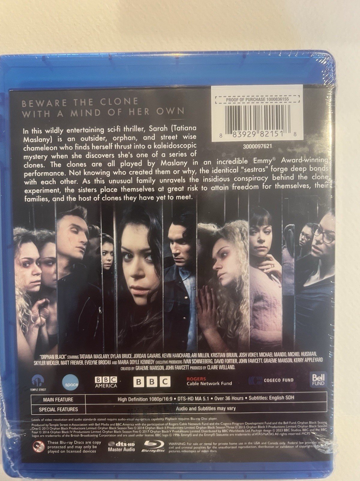 Orphan Black Complete Series (Blu-ray, 2024, 10-Disc set, BBC) NEW! – SDGs