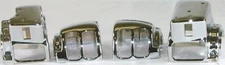 CHROME SWITCH HOUSINGS W/RADIO CONTROL HARLEY FLHT FLTR