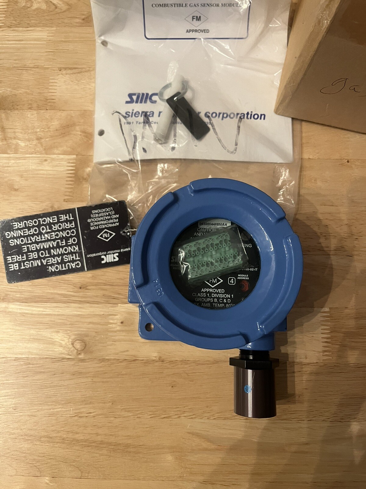 SMC 5100-02-IT Combustible 0-100% LEL CH4 Transmitter Gas Monitor Sierra Monitor