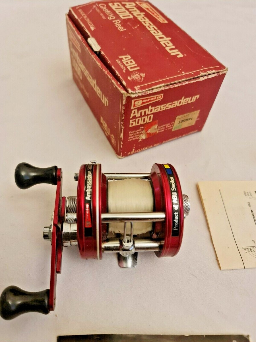 ABU AMBASSADUER 5000Ｂ SIDE CAPＹ1189-314 ABU AMBASSADUER 5000B SIDE CAPY1189-314 Red Abu Garcia