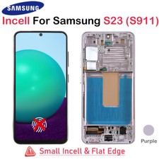 Purple For Samsung Galaxy S23 Small Incell LCD Display Touch Screen Assembly