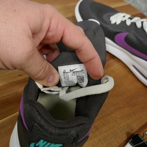 Nike Air Max Oketo GS Sneaker Youth 5Y Viola Grigio Trainer AR7419-012 - Foto 11 di 12