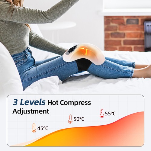 Nuevo Masajeador Eléctrico de Rodilla con Calor Infrarrojo Luz Roja Terapia Alivio Vibración - Imagen 4 de 14