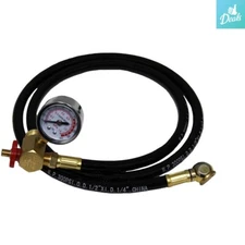 Air Tank Assembly Kit - 4 ft Air Hose - Safety Bypass Valve - Gauge - 300 PSI