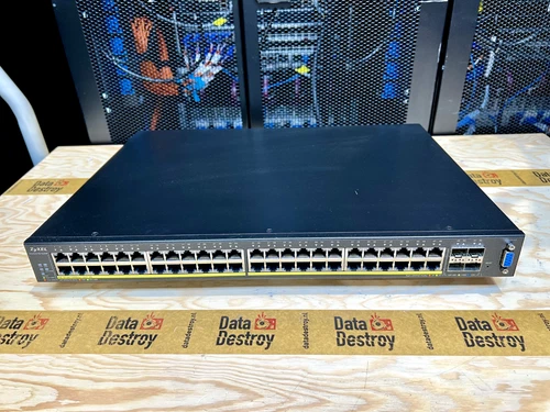 ZyXEL XGS2210-52HP: 48-Port Managed Gigabit PoE+ Switch with 10GbE Uplinks