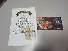 Heinz Vinegar Vtg Recipe Book Lot SC Ad 1988 Salad Dressing