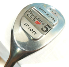 Golf Wood Founders Club Fresh Metal USA 21 5 TRUE TEMPER STEEL SHAFT 42"9/16