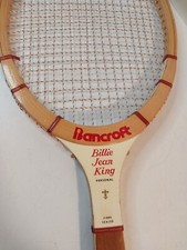 Vintage Bancroft Billie Jean King Personal 4 1/2 Grip W/ Cover