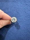 Vtg Kumkum Sterling Silver Round CZ Ring, Size 5.5