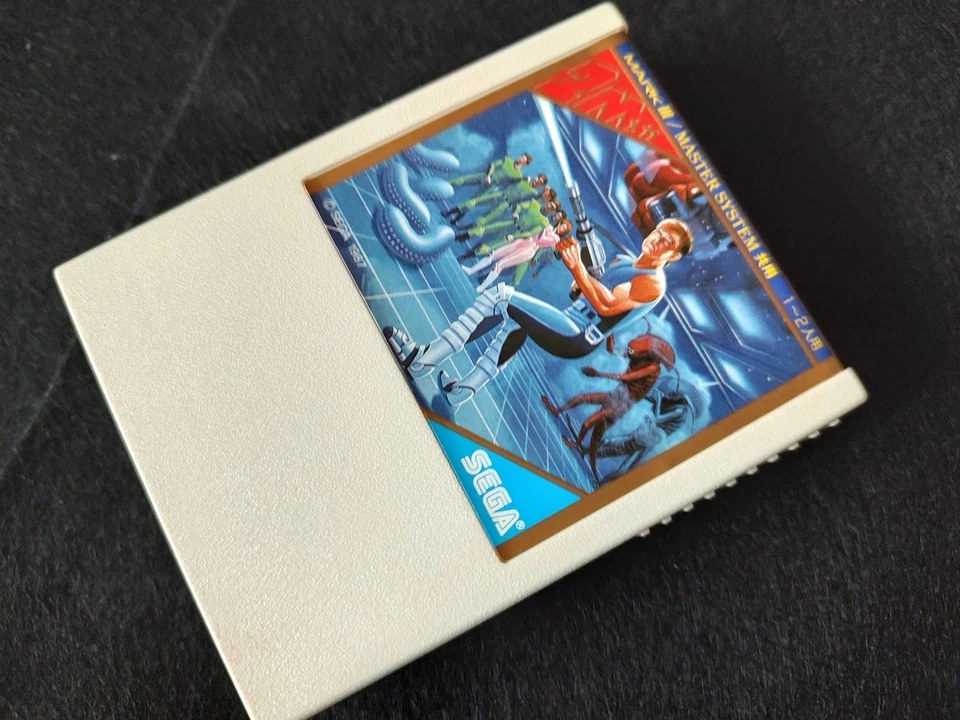 ALIEN SYNDROME SEGA Master system SG Series/Mark3 w/Manual, Box-f0425 - Image 2 of 4