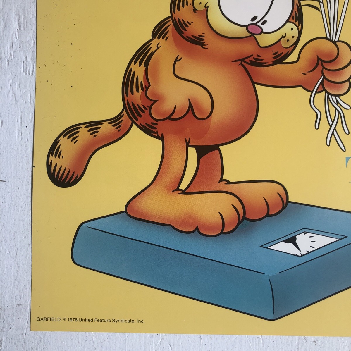 Vintage Garfield Poster 1978 Jim Davis Argus 19