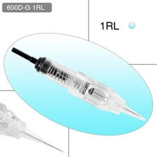 50pcs Replace 600D-G Semi Permanent Makeup Eyebrows Tattoo Cartridges Sterilized