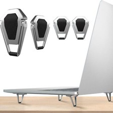 Laptop Stand Portable Zinc Alloy Invisible Laptop Cooling Pad Mini Laptop Ris...