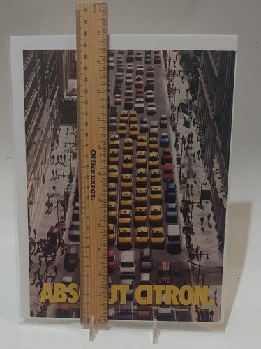 Anuncio de revista Absolute Citron Vodka taxi de Nueva York - Imagen 3 de 6