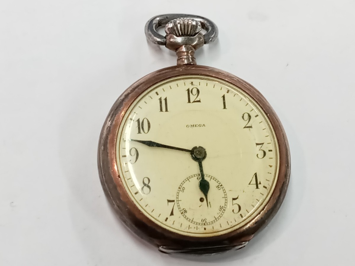 Omega 800 Silver Grand Prix Paris 1900 Pocket Watch (Runs - Read