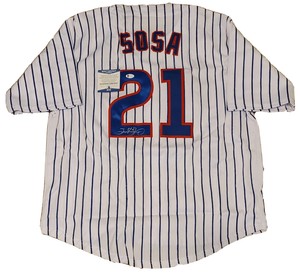 sammy sosa signed jersey