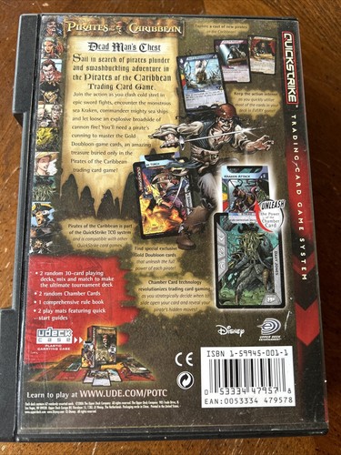 Disney Pirates of the Caribbean Card Game Quickstrike Dead Mans Chest Upper Deck - Picture 2 of 6