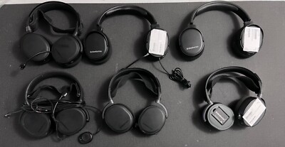 As-is Lot of SteelSeries Headsets Arctis 7 Wireless Arctis 1 Pro