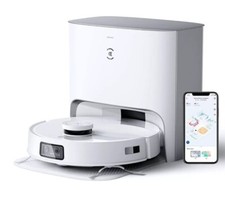 ECOVACS DEEBOT T10 PLUS Vacuum and Mop Robot with Auto-Empty Station - White