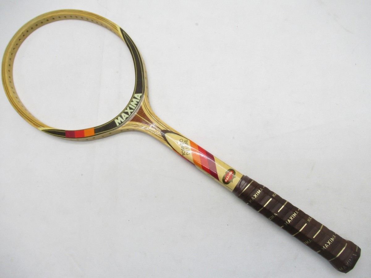 MAXIMA TORNEO DE LUXE Racchetta Tennis Legno Racket Vintage Wood EUR 39,99 - IT