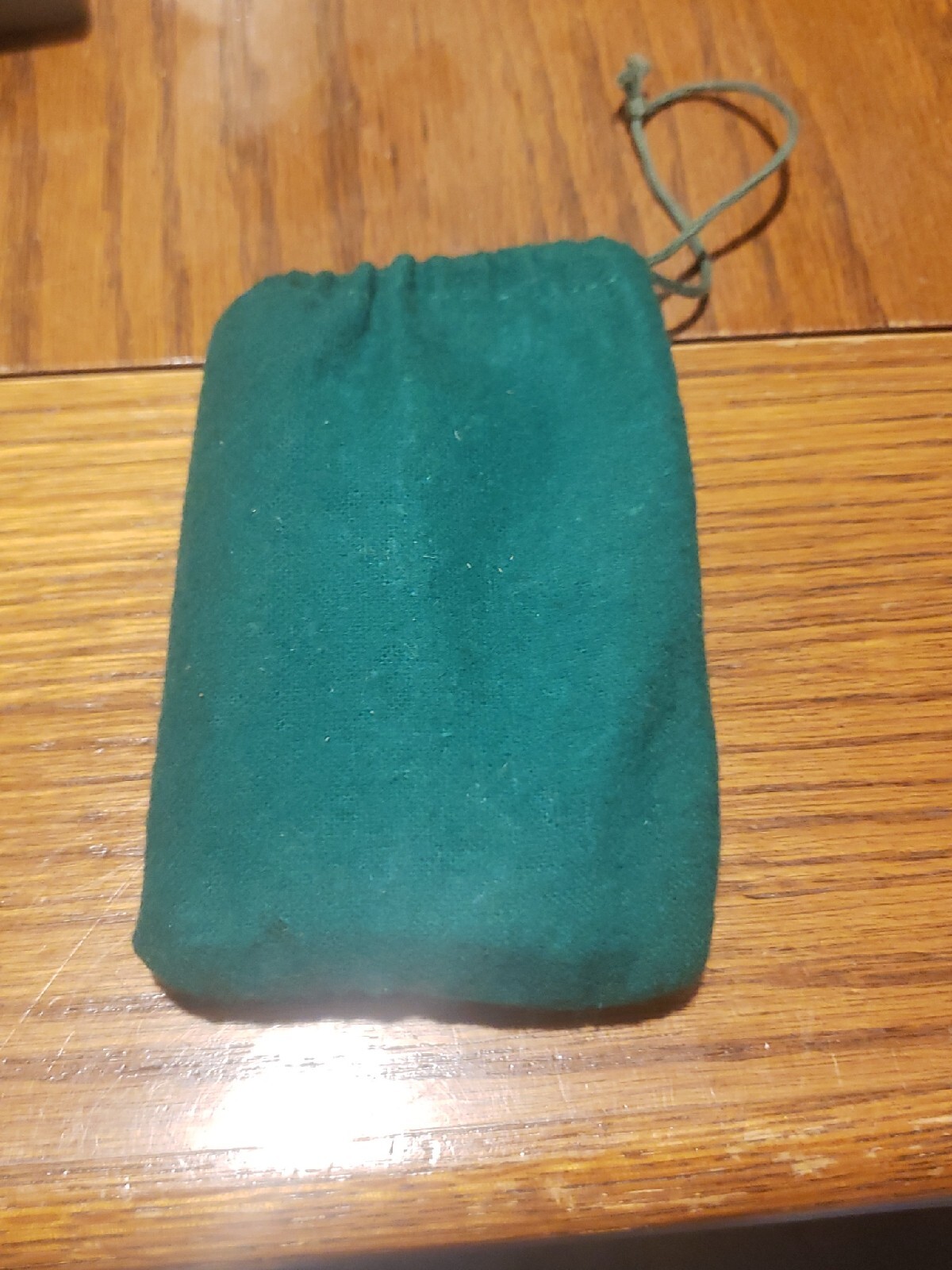 Vintage American Camper Pocket Hand Warmer W/ Drawstring Felt Bag