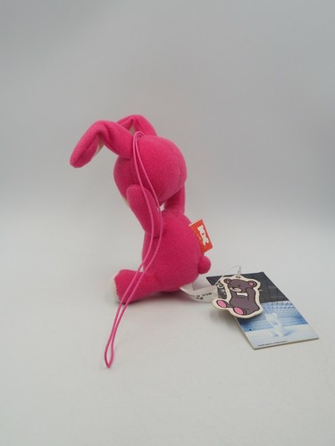 Control Bear B1509 Pink Bunny Furyu Correa Mascota Peluche 4.5" TAG Juguete Muñeca Japón - Imagen 3 de 9