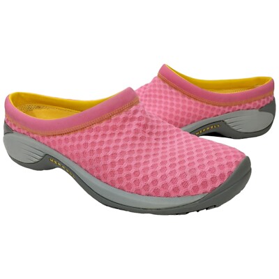 Merrell Encore Pink Lattice 3 Drizzle Womens 11 Mesh Vegan Clog Bubble Gum