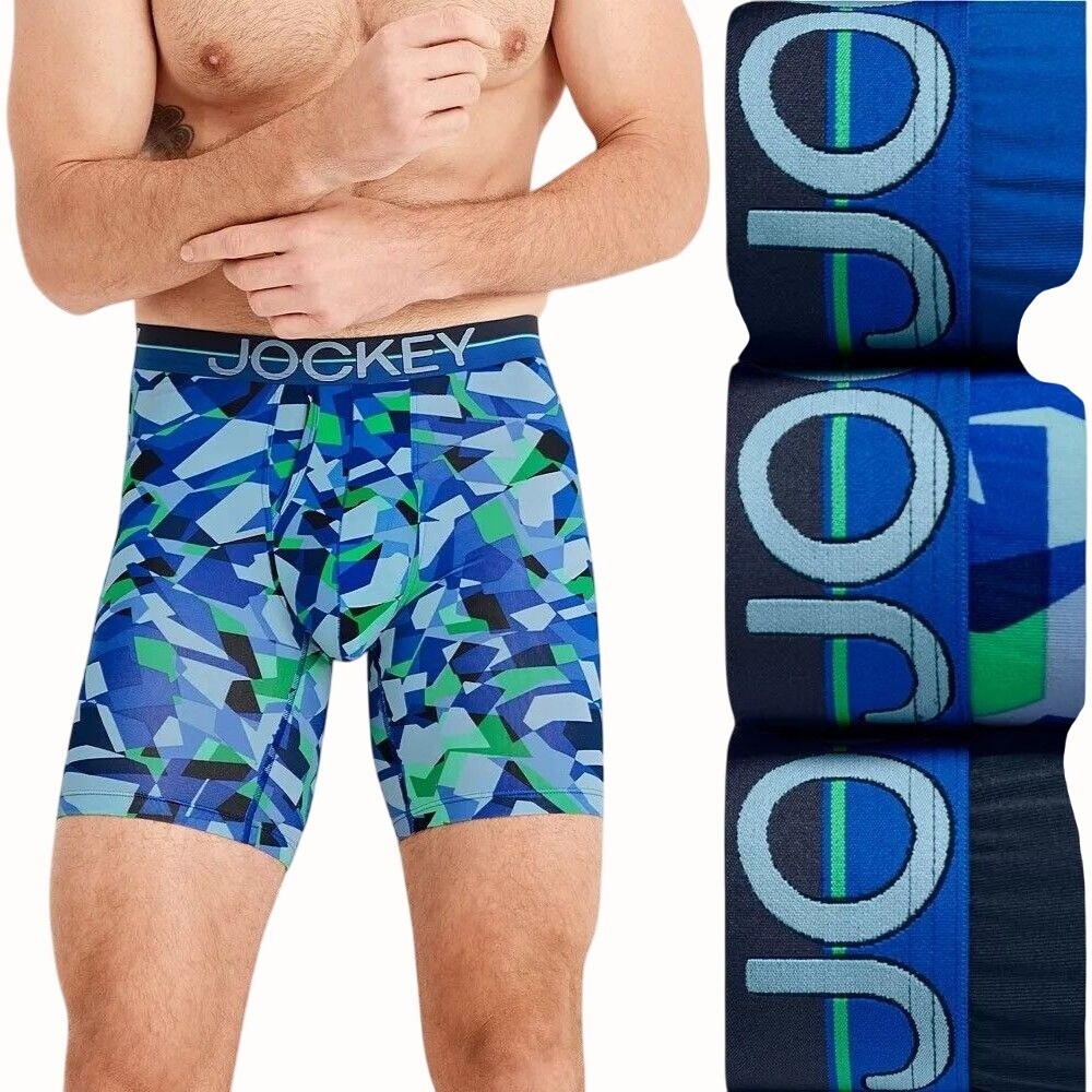 Jockey Long Leg Boxer Briefs Xxl Jockey Mens Size XL Infinite Cool