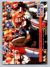 1992 Pro Set #162 Dan Reeves  HC  Denver Broncos
