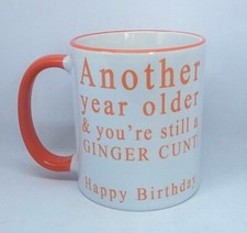 Ginger Hair Birthday Present Gingercunt Coffee Mug Rude Funny Novelty Gift Cups