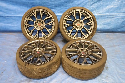 2018 SUBARU IMPREZA WRX STI SEDAN OEM WHEEL & TIRES 19X8.5 +55
