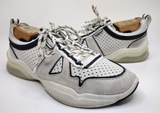 Coach G5143 Women's Low Top Citysole White Suede Mesh Sneakers sz 9 B
