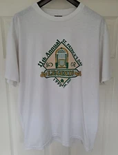 Vintage Jerzees St Patrick's Day T-Shirt Men's Size L 'Legends' Lima Ohio White