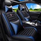 Luxury Leather Car Seat Covers 5 Seats Full Set Front Rear Protector for TOYOTA