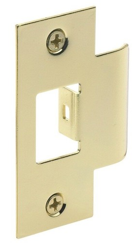 4x Gainsborough STRIKE PLATE T Type - Polished Brass, Bright Or Satin Chrome - Picture 2 of 4