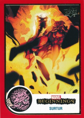 #20 SURTUR 2022(2023) Upper Deck Marvel Beginnings RED THOR