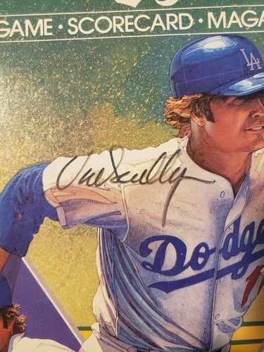 1983 Vin Scully and Tom Lasorda Signed Program Autograph Auto Dodgers JSA LOA - Picture 4 of 5