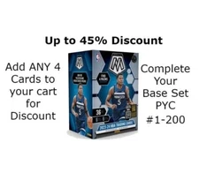 2023-24 Panini Mosaic Basketball Base Complete Your Set Singles #1-200 PYC