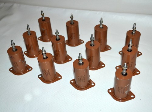 12 pcs Vintage Soviet Non-Polar Capacitor K75P-4 G 1uF 500V 1970's Working! - Picture 2 of 4
