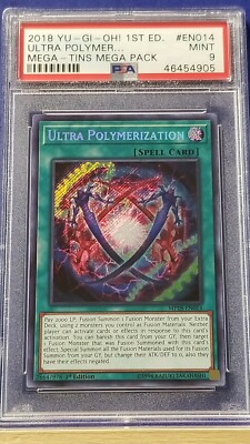 PSA9 初期 融合 Polymerization Ultra Polymerization - 2018 Yu-Gi-Oh 1st Edition Mega Tins Pack