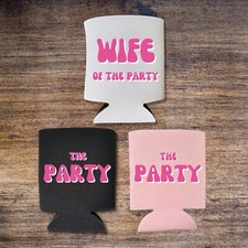 Enfriadores de latas de despedida de soltera personalizados, Coolies de regalo de boda personalizados, fiesta nupcial