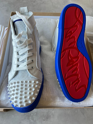 Christian Louboutin New $1,095 Hi-top Spikes Sneakers Shoes