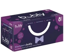 bubly Sparkling Water, Blackberry, 12 fl oz. cans