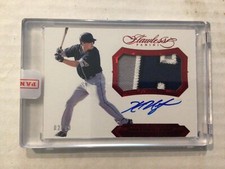 2017 PANINI FLAWLESS HUNTER RENFROE Padres RC #RPA-HR PATCH AUTO 02/20 made